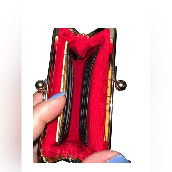 Dooney & Bourke Black with Multicolor Logo Clutch - Picture 8 of 11